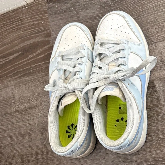 Nike Women's Sky Blue and White Sneakers - Picture 4 of 4